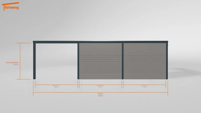 #DE Schweng Pultdachcarport S400 (ID 338xb9) #MTG