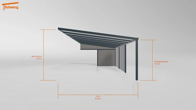 #DE Schweng Pultdachcarport S400 (ID 338xb9) #MTG