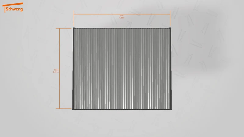 #DE Schweng Flachdachcarport C600+ (ID 77mzjg) #MTG