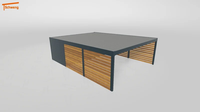 #DE Schweng Flachdachcarport C600 (ID 77m8y2) #MTG