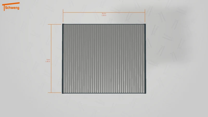 #DE Schweng Flachdachcarport C600 (ID 5mwzyk)