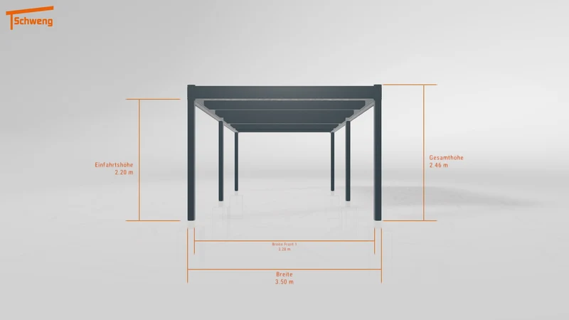 #DE Schweng Flachdachcarport C600 (ID 42j832) #MTG
