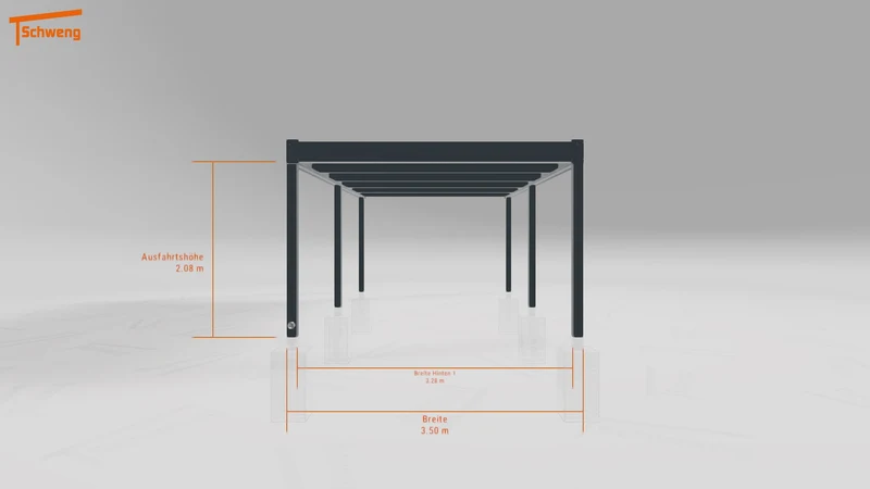 #DE Schweng Flachdachcarport C600 (ID 42j832) #MTG