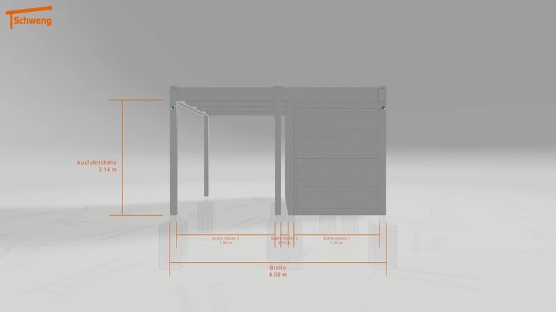 #DE Schweng Flachdachcarport C600 (ID bkgnym) #MTG