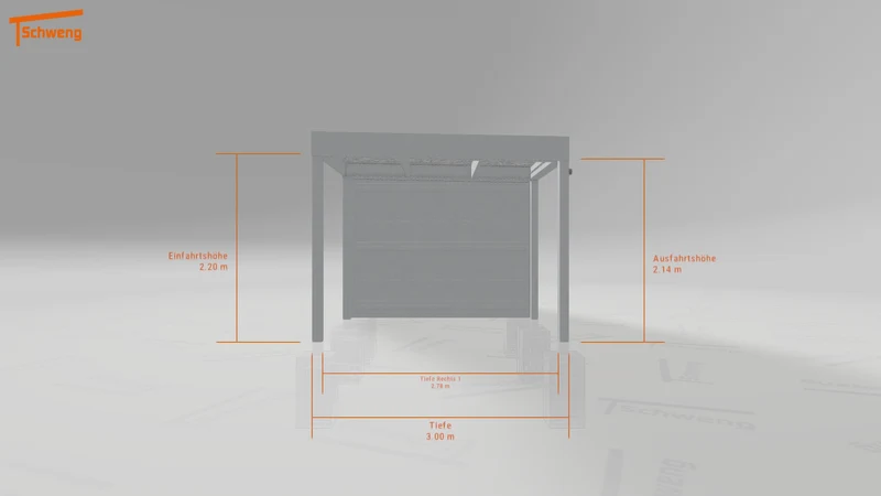 #DE Schweng Flachdachcarport C600 (ID bkgnym) #MTG