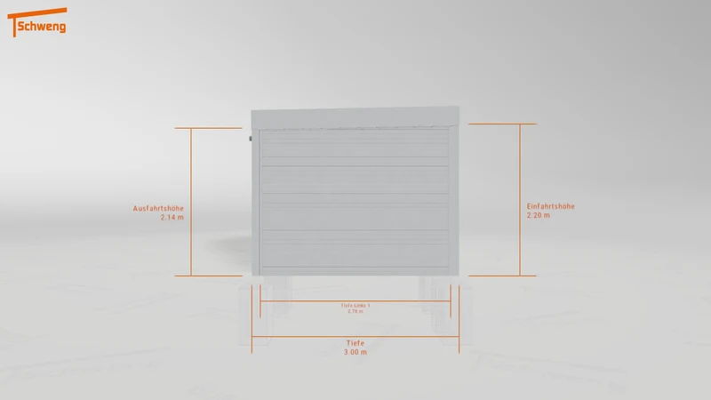 #DE Schweng Flachdachcarport C600 (ID x7nrv3) #MTG