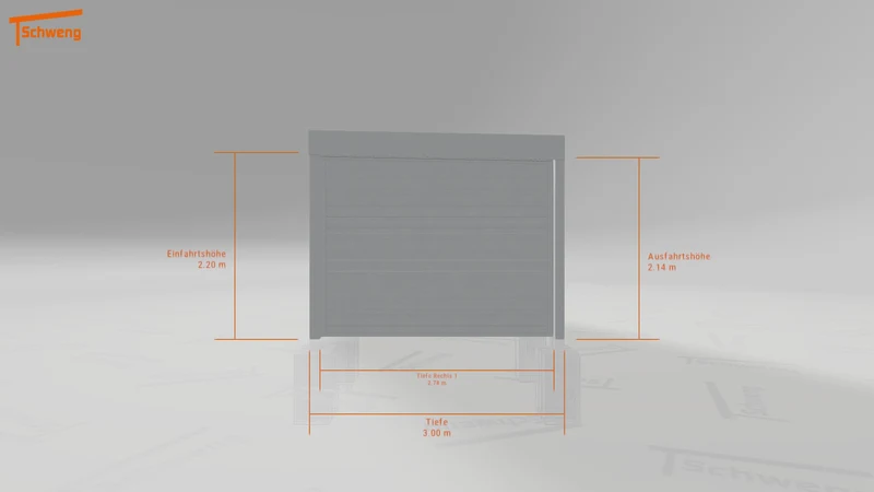 #DE Schweng Flachdachcarport C600 (ID x7nrv3) #MTG