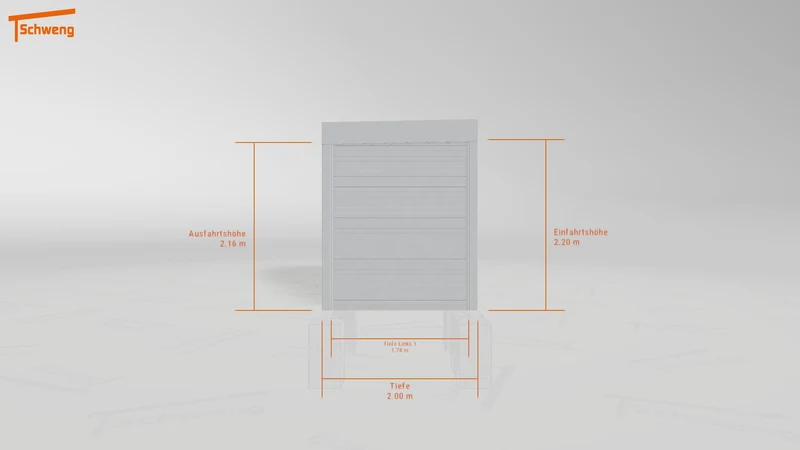#DE Schweng Flachdachcarport C600 (ID ygn43z) #MTG