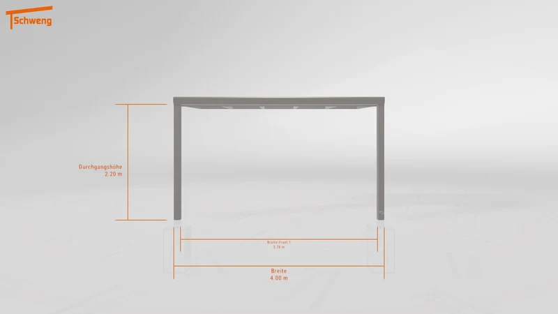 #DE Schweng Terrassenüberdachung S400 (ID 85bkdj)