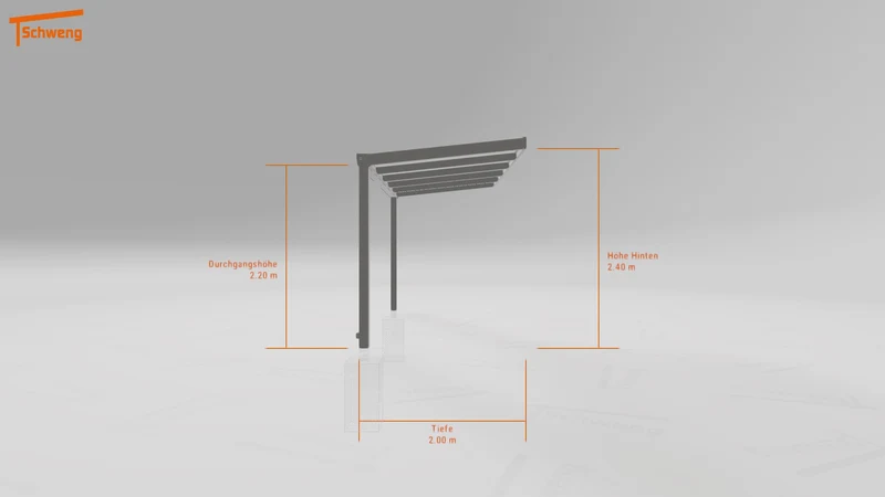 #DE Schweng Terrassenüberdachung S400 (ID 85bkdj)