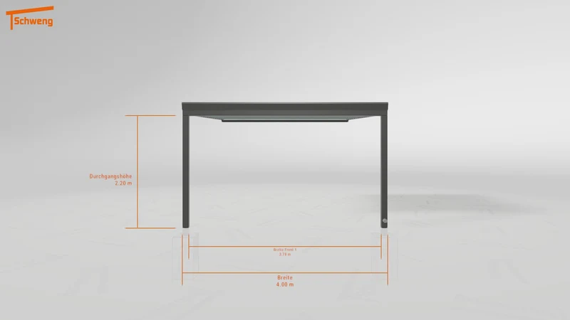 #DE Schweng Terrassenüberdachung S400 (ID 77mnqx)