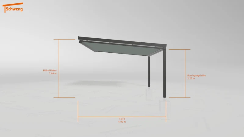 #DE Schweng Terrassenüberdachung S400 (ID 77mnqx)