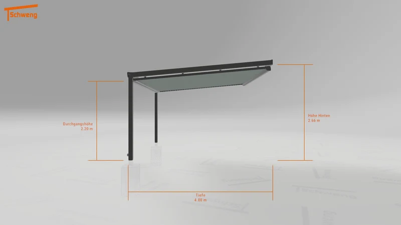 #DE Schweng Terrassenüberdachung S400 (ID 77mnqx)