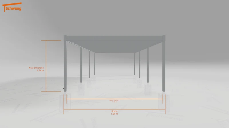 #AT Schweng Flachdachcarport C600 (ID mj7np3)