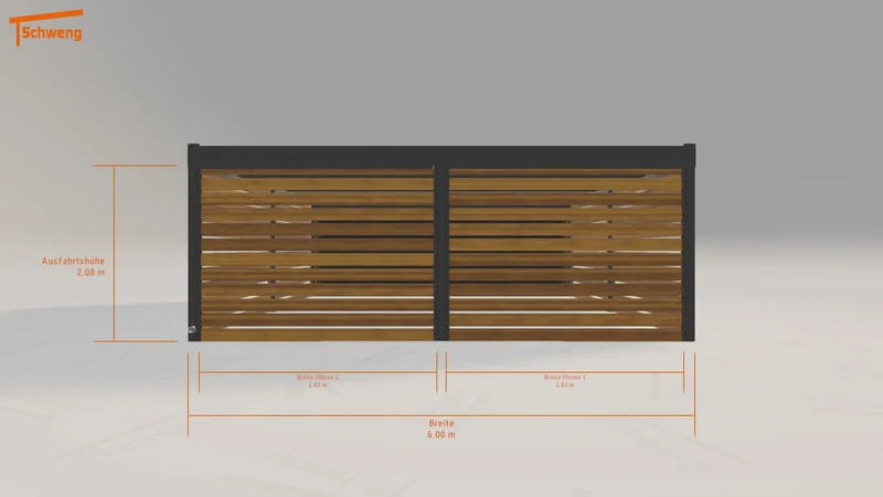 #DE Schweng Flachdachcarport C600+ (ID k234bj) #MTG