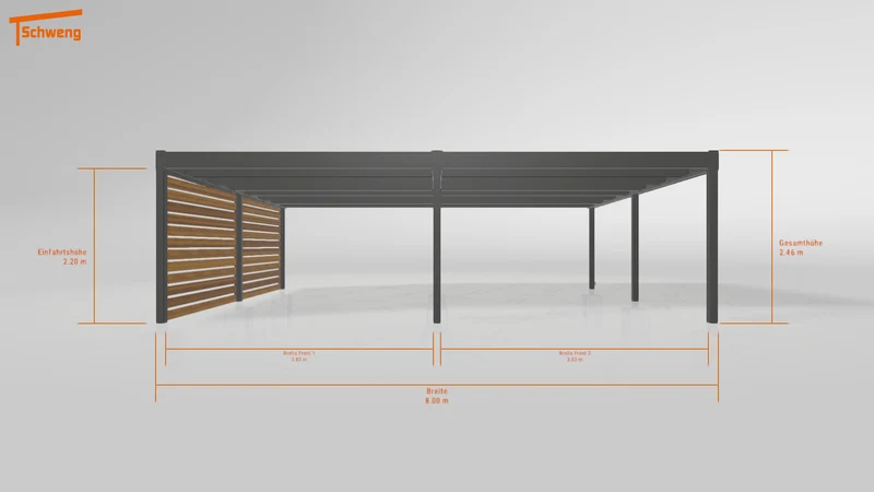 #DE Schweng Flachdachcarport C600 (ID 9wpkq7) #MTG