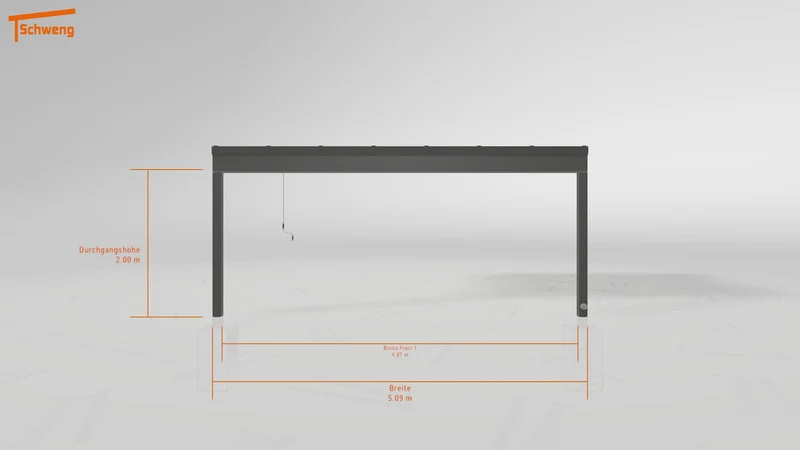 #DE Schweng Terrassenüberdachung S350 (ID 77mvz5)