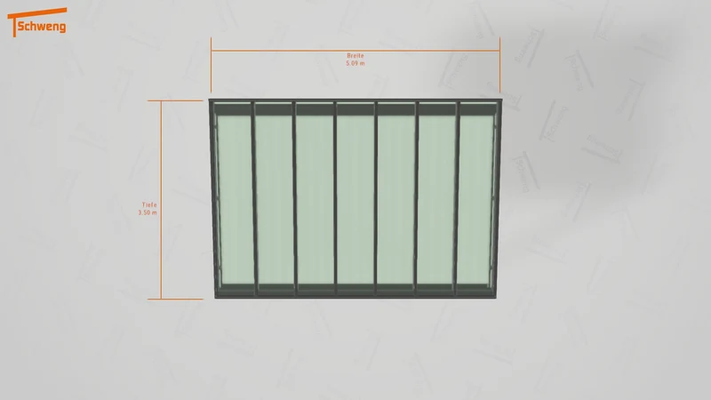 #DE Schweng Terrassenüberdachung S350 (ID 77mvz5)
