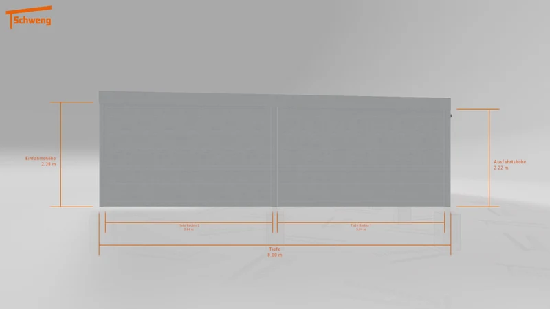 #DE Schweng Flachdachcarport C600+ (ID n5xp94)