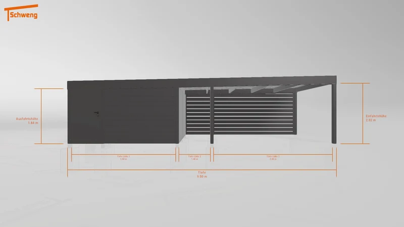 #DE Schweng Flachdachcarport C600 (ID v4r3gr) #MTG