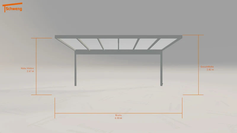 #DE Schweng Pultdachcarport S400 (ID g7z4dr)