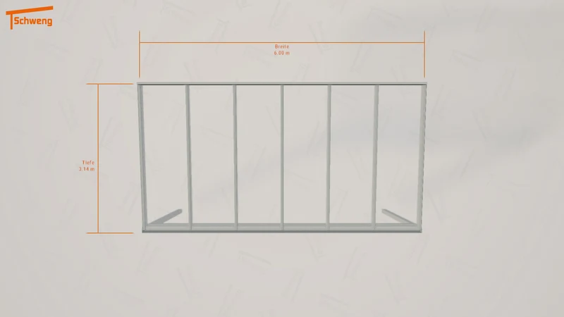 #DE Schweng Pultdachcarport S400 (ID g7z4dr)