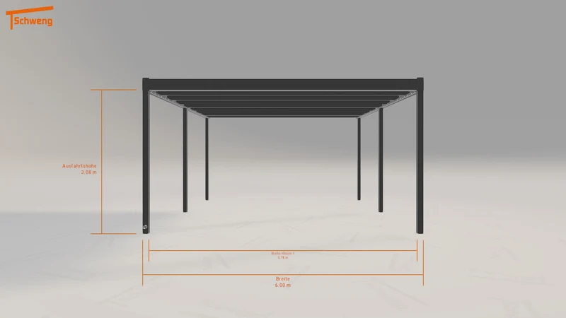 #DE Schweng Flachdachcarport C600 (ID rjkw3d) #MTG