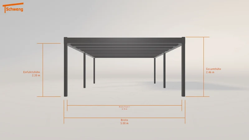 #DE Schweng Flachdachcarport C600+ (ID g7z8bn) #MTG