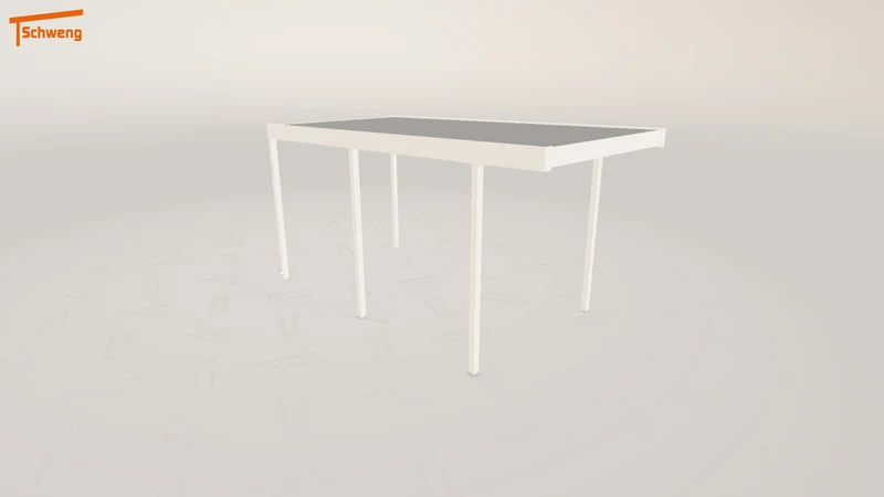 #DE Schweng Flachdachcarport C600 (ID 779q95)