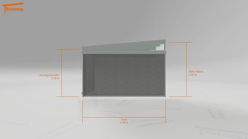 #DE Schweng Terrassenüberdachung S400 (ID x7nm8b)