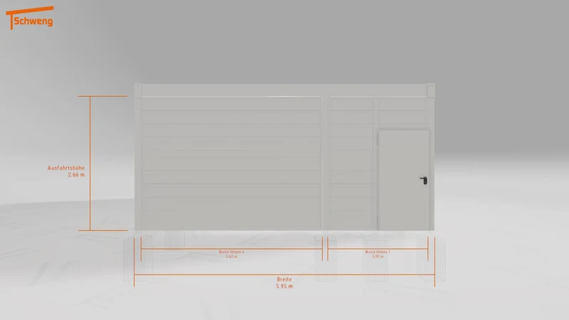 #DE Schweng Flachdachcarport C600+ (ID 77m858) #MTG
