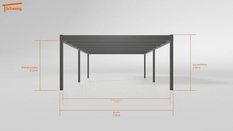 #DE Schweng Flachdachcarport C600 (ID pbjkjy) #MTG