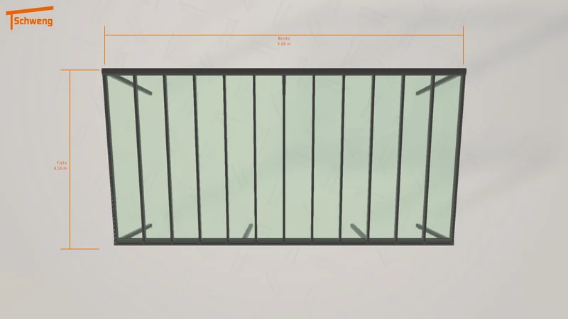 #DE Schweng Pultdachcarport S400 (ID 77wqmq) #MTG