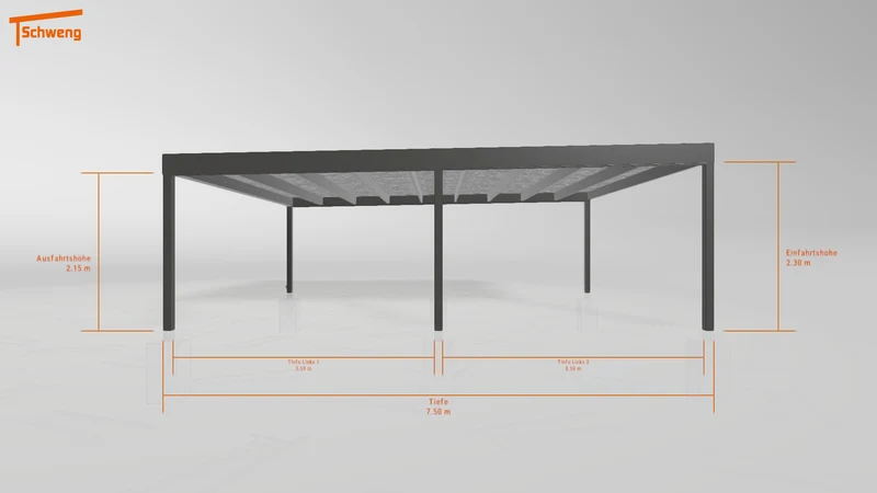 #DE Schweng Flachdachcarport C600 (ID n5xb5r) #MTG