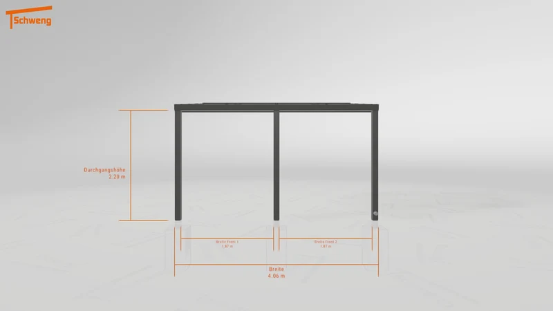 #DE Schweng Terrassenüberdachung S350 (ID mj7zdj)