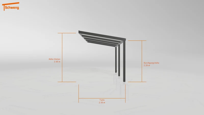 #DE Schweng Terrassenüberdachung S350 (ID mj7zdj)