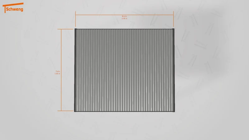 #DE Schweng Flachdachcarport C600 (ID 338jv5) #MTG