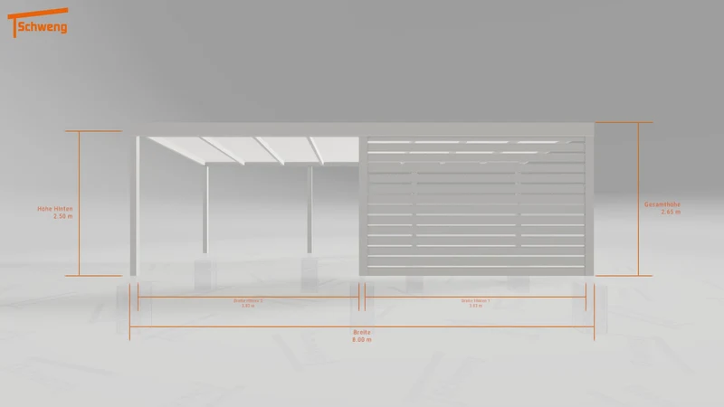#AT Schweng Pultdachcarport S350 (ID qdwvkv) #MTG