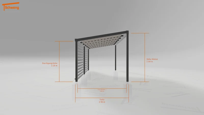 #DE Schweng Terrassenüberdachung S400 (ID g7g5xb)