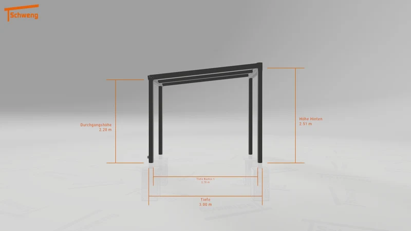 #DE Schweng Terrassenüberdachung S350 (ID 85bm3w)