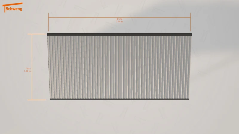 #DE Schweng Pultdachcarport S400 (ID 77gbrp)