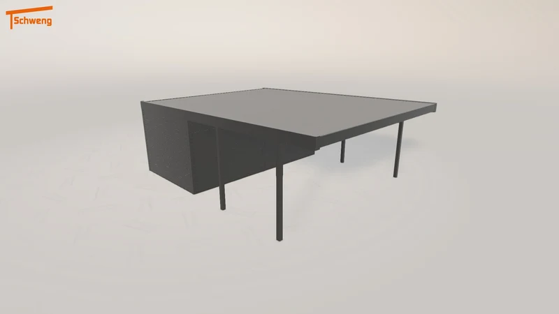 #DE Schweng Flachdachcarport C600 (ID 85ywqn) #MTG