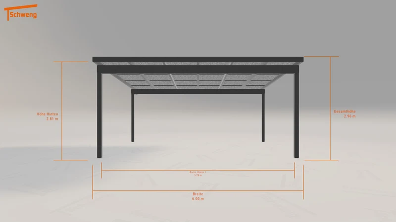 #DE Schweng Pultdachcarport S400 (ID mjq558) #MTG