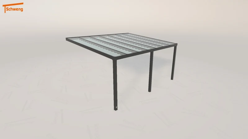 #DE Schweng Terrassenüberdachung S400 (ID w3p77z)