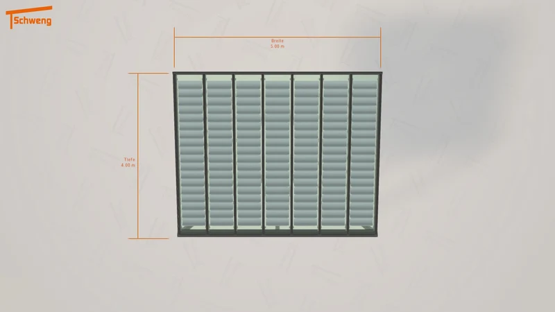 #DE Schweng Terrassenüberdachung S400 (ID w3p77z)