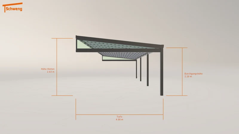 #DE Schweng Terrassenüberdachung S400 (ID w3p774)