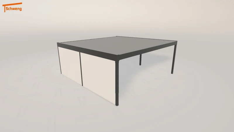#DE Schweng Flachdachcarport C600 (ID 859djw) #MTG
