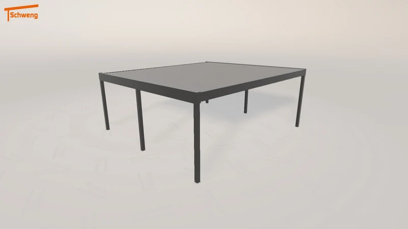 #DE Schweng Flachdachcarport C600 (ID rj5wyk)