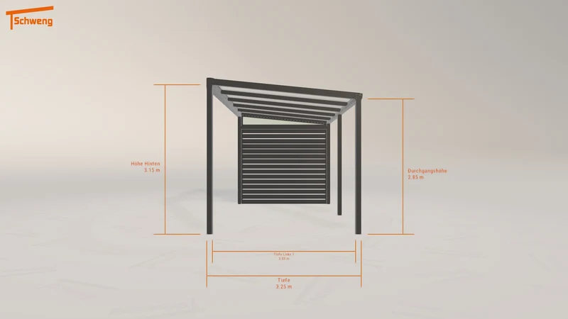 #AT Schweng Pultdachcarport S350 (ID g738d8) #MTG