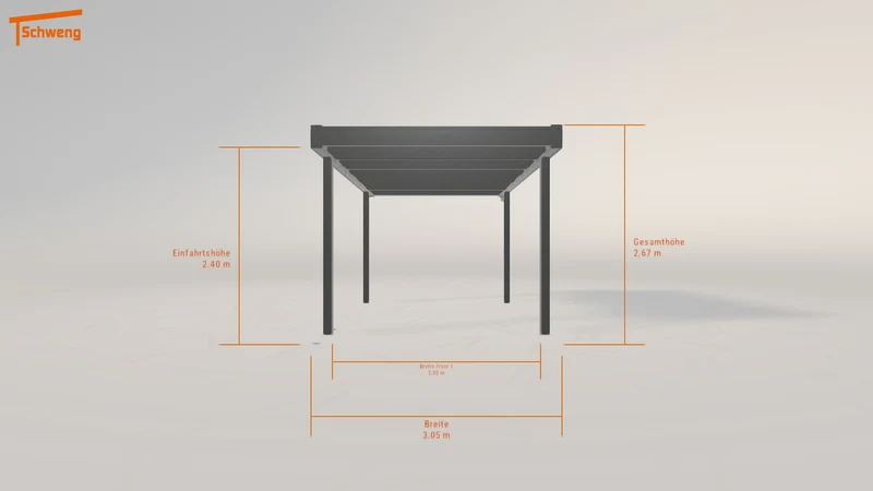 #DE Schweng Flachdachcarport C600 (ID k2q9vq) #MTG